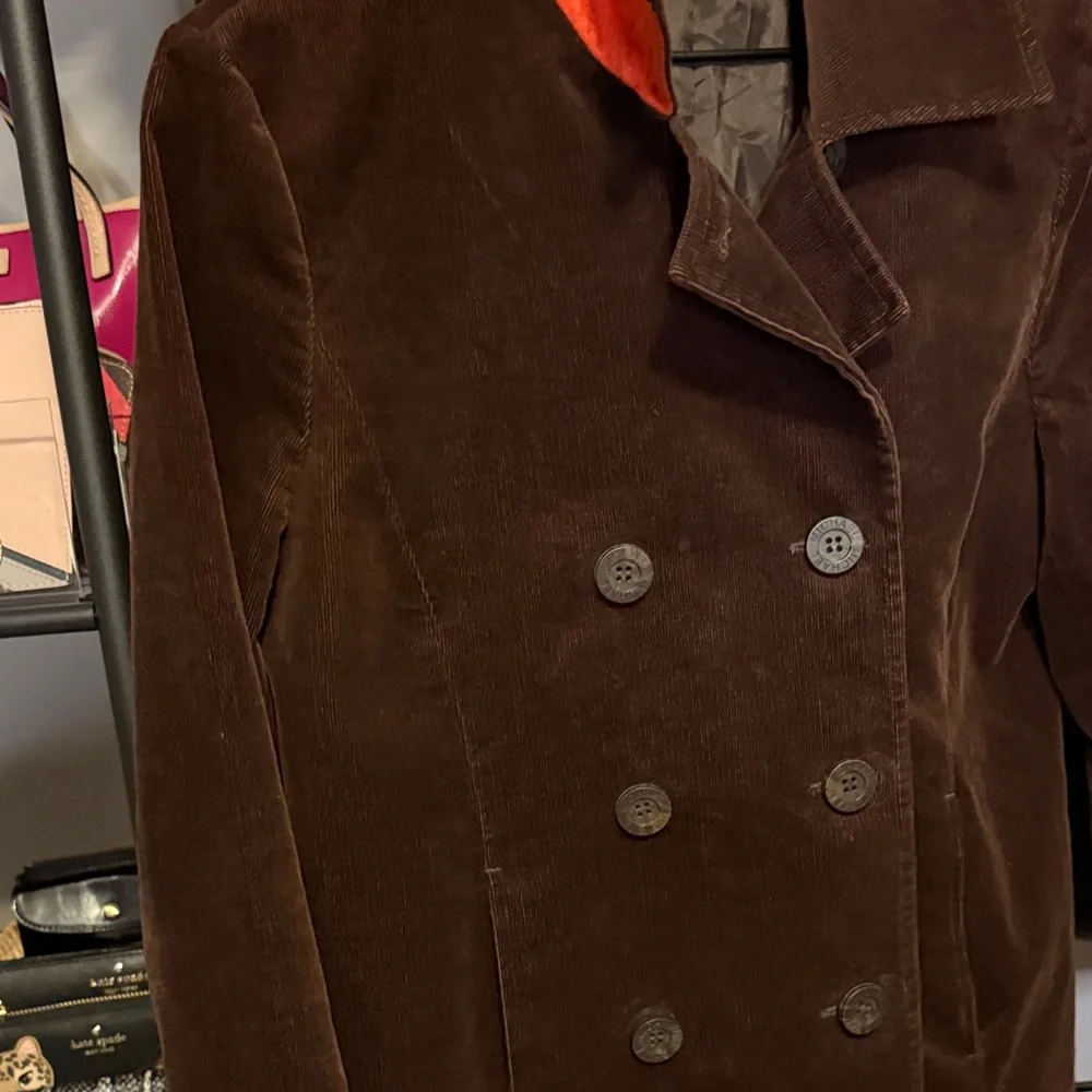 Michael Kors Women's Chocolate Pea Coat - Picture 6 of 8